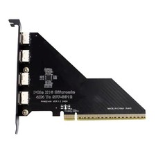PCIe 4.0 X16 to 4 Port Split Adapter Support PCIEX4X4X4X4 to Oculink SFF8612 picture