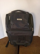 Kenneth Cole Reaction Backpack Black   Padded 17” Laptop Notebook picture