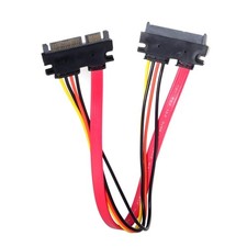 SATA 22 Pin（ 7+15 Pin）Male to Female Extension Cable for Internal Hard Drive picture
