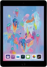 Apple - Geek Squad Certified Refurbished iPad with Wi-Fi - 128GB - Space Gray picture