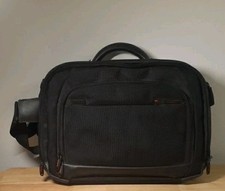 Samsonite Pro 4 DLX 2 Gusset PFT TSA Briefcase - Black Almost No Wear picture