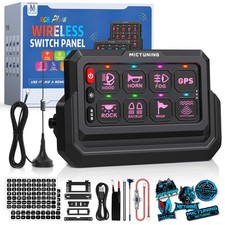 8 Gang Wireless Switch Panel RGB 328FT Range picture