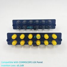 LGX Fiber Optical Panel 12 ST Simplex SM/MM Adapter Compatible COMMSCOPE LGX picture