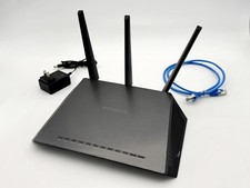 NETGEAR NIGHTHAWK R7000 AC1900 DUAL-BAND SMART USB WIFI ROUTER W ADAPTER picture