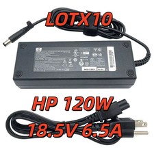 LOTX10 Genuine 120W HP AC DC Adapter 18.5V for Docking Station HSTNN-IX01 Power picture