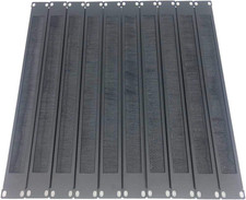 10 Pack 1U Brush Panel Horizontal Rack Mount Cable Management picture