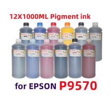 12X1Liter Premium Pigment refill ink for SureColor SC P9570 Printer picture