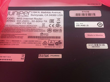 Juniper MX5-T-AC Universal Edge Router. Unused. No original box, picture