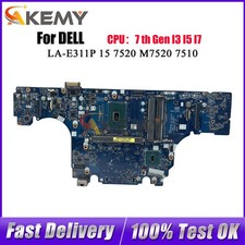 For Dell Precision 7520 M7520 LA-E311P Mainboard With i5 i7 CPU 0H91VT 0W513H picture