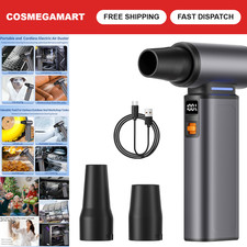 Portable Rechargeable Electric Air Duster - Compressed Air Blower for Cleaning picture