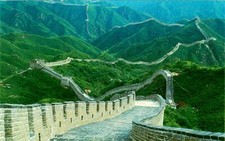 Landscape great wall of china hills architecture Custom Gaming Mat Desk picture