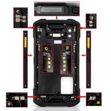 OEM New Back Cover with Side Switch, Strip, Antennas, Button, Lens for TC21 TC26 picture