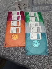 (9) Imation Neon Diskettes MAC Formatted 2HD 1.40 MB 3.5
