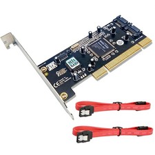 2-Channel Array Card PCI SATA 150MB/s SIL3112 Controller Card for WINS 2000/XPMS picture