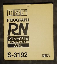 Genuine Riso S3192 Duplicator Masters Rolls Pack of 2 RN2000/2030/2130/2235/2530 picture