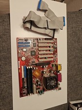 MSI K7T Pro Ver:1 Motherboard w/ 64MB RAM A0800APT3B CPU w/ Heatsink & Fan picture