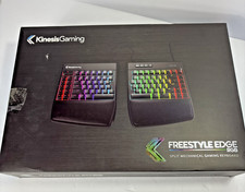 Kinesis FreeStyle Edge RGB KB975-BRN Split Mechanical Game Keyboard Original Box picture