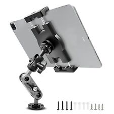 Aluminum Heavy Duty Drill Base Tablet Holder Car Mount Dashboard, 360° Adjust... picture