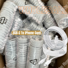 Bulk Lot 20W PD USB C Fast Charger Cable Type C Cord For iPhone 14 13 12 11 XR X picture