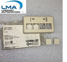 5X BELDEN NORDX/CDT ALMOND ADAPTER UNIT 4-PORT WHITE AX100926 NXMA4B-03 *NEW picture