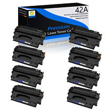 8PK High Yeild Q5942A Toner for HP LaserJet 4250tn 4350 4350n 4250dtn 4350dtnsl picture