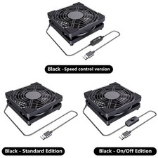 AuyiHomu 120mm USB Cooling Fan 5V Quiet for Router Modem TV Box PC picture
