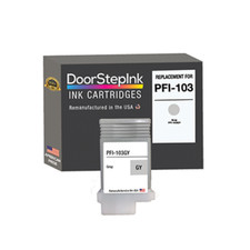DoorStepInk Compatible Ink Cartridges For Canon PFI-103 Gray 130ml-USA picture