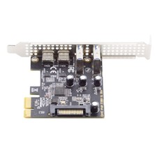 CY 5Gbps USB3.1 Gen1 Dual Type-A & Type-C USB-C Female to PCI-E Express 1x Card picture