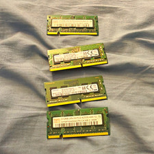 Samsung Hynix 4pc SO-DIMM RAM Lot DDR2/DDR4 512MB & 4GB PC2/PC4 MPN picture