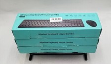 LOT OF 3 Wireless Keyboard Mouse Combo KM6900 picture