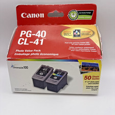 Canon PG-40 / CL-41 Photo Value Pack – Black & Color – Genuine OEM – New Other picture