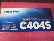 Genuine Samsung CLT-C404S Cyan Toner Cartridge  picture
