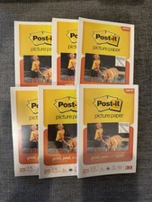 6 ~ 3M/Post-It Sticky 4'' x 6'' Matte Ink Jet Photo/Picture Paper 25 sheets Each picture