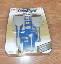 Genuine Data Share (DS1284PL) IEEE-1284 10 Foot Parallel Printer Cable **READ**  picture