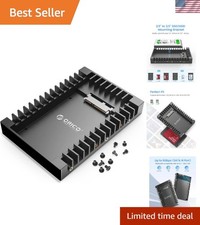 5Packs] 2.5 SSD SATA to 3.5 Hard Drive Adapter Internal Drive Bay Converter M... picture
