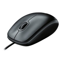 B100 Ambidextrous Wired Mouse - Black picture
