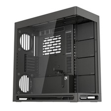 HAVN HS 420 Dual-Chamber Mid Tower PC Case ATX Black | Hybrid Design, 11x 140... picture