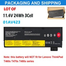 LOT 61 Battery 01AV427 01AV423 for Lenovo Thinkpad T470 T480 T570 T580 P51s P52s picture
