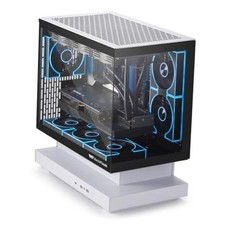 FLOATRON F1(2025) Micro-ATX PC Case, 270° Panoramic Floating Gaming 3 RGB Fans picture