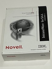 Vintage Novell Intranetware for SAA 3.0 Sales Program CD 1000 Users - New Sealed picture