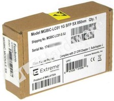 New Sealed Extreme Networks MGBIC-LC01 1Gb 1000BASE-SX LC SFP Transceiver Module picture