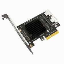 PCIe X4 X8 X16 To SFF-8087 Mini-SAS SATA 3.0 Expansion Card 8Ports HDD SSD Cable picture
