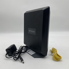NETGEAR AC1900 WIFI CABLE MODEM ROUTER C7000v2 WITH AC ADAPTER AND CABLE picture