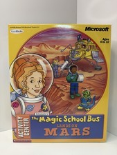 Microsoft Magic School Bus Lands on Mars – PC/Mac CD-ROM – NEW Sealed picture