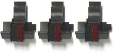 (3 Pack) Compatible/Replacement Calculator Ink Roller, Black/Red IR-40T, for Ca picture