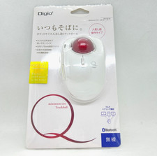 Nakabayashi Digio2 Bluetooth Wireless Trackball Mouse 5-Button Laser Small White picture