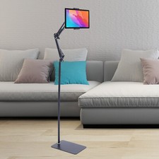 Universal 360° Adjustable Floor Phone & Tablet Holder, 4-11 Inch Clamp Stand picture