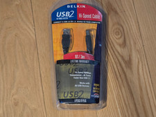 Belkin Hi-Speed USB 2.0 Cable 10 ft A to B New In Package Lifetime Warranty picture