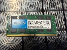 Crucial 16GB DDR4-2666 SODIMM Laptop Memory RAM CT16G4SFRA266.M16FRS picture