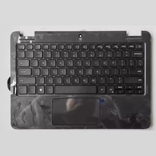 New 0F0C19 For Dell Latitude 3140 E3140 Palmrest Upper Case Touchpad Keyboard picture